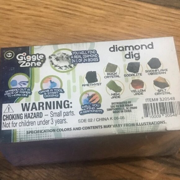 Gift Diamond Dig Box/Gemstone Dig Kit - NWT - Picture 1 of 5